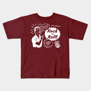 Rock and Roll - light on dark Kids T-Shirt